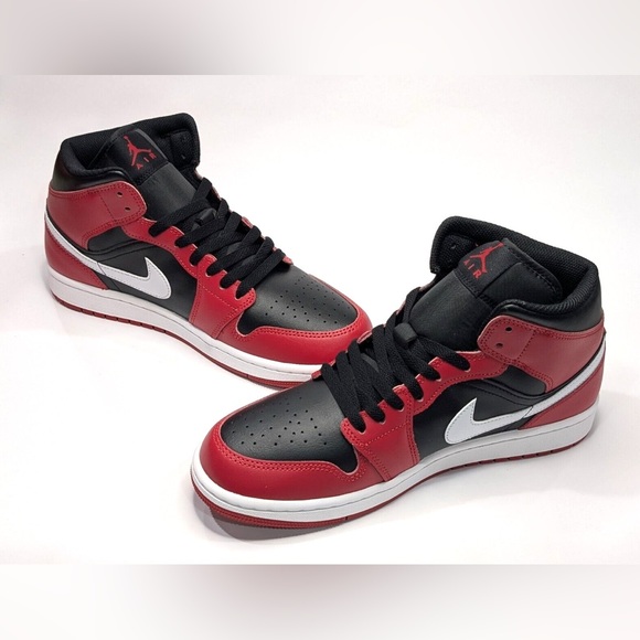 Nike Air Jordan Red and Black Sneakers - Picture 1 of 8